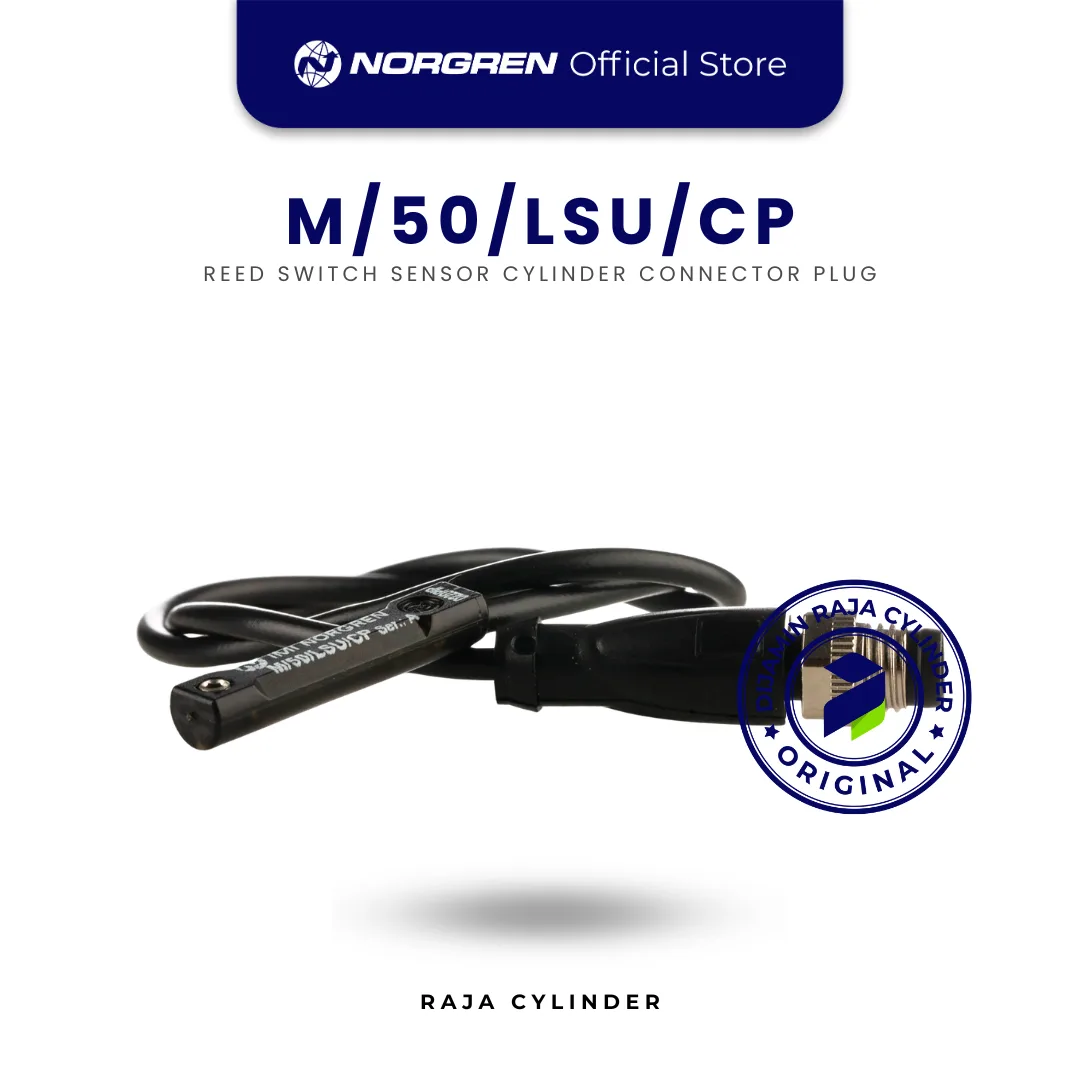 NORGREN M/50/LSU/CP magnetically operated reed switch, 0.3m cable Reed Switch Sensor Connector Plug Original